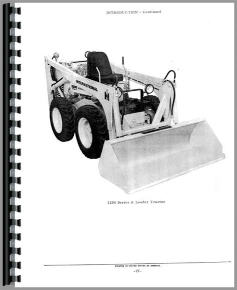 ih 3200a skid steer parts|international harvester skid steer manual.